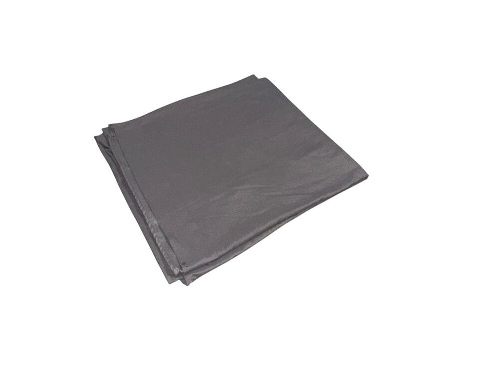 Solid Gray Microfiber Flat Sheet Full Size 96x90 Smooth Cooling EasyCare Bedding